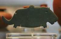 117 - Palette à fard en schiste - Prédynastique (Naqada I - 4000-3600) Hyppopotame