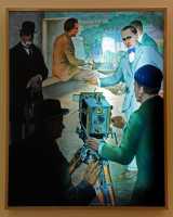 18 R.Clair filme M.Duchamp dans Entracte- E.Sati à gauche (1924)