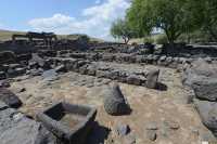 18 Chorazin - Bassin, meule à grain & synagogue