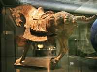 85 - Chine (± 750) Cheval en terre cuite