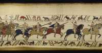 48 D - L'armée sort de Hastings et marche contre le roi Harold - 49 Le duc Guillaume interroge …