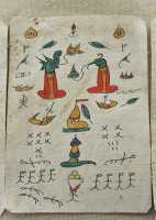 051 Dessins Dongba des Naxis de Zhongdian