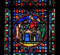 193 L'évêque  … regarde les plans de la cathédrale