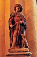 08 Saint Roch pestiféré en habit de pèlerin (15°s.)