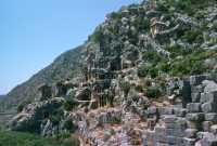 077 Andriake (Myra) Tombes au-dessus du théâtre