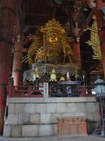 056 Todai-ji (Daibutsu-den) Buddha doré