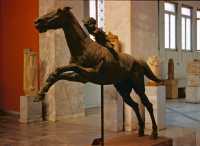 393 Cheval et jockey cap Artemisium