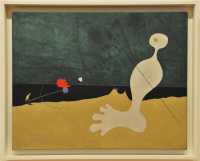 38 Joan Miro - Personne jetant une pierre sur un oiseau (1926)
