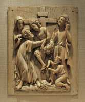 25 Ivoire - Descente de croix (Paris 1330±)