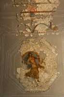 26 Clos de la Lombarde - Maison à portiques, pièce H - Ménade - Décor de plafond (1°s. après JC) Musée archéologique