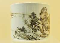 112 Pot à pinceaux Jingdezhen - Qing (Jongzheng 1723-1735)