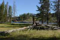 012 Yellowstone River près de Mud Volcano B