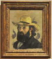 20 Paul Cézanne - Autoportrait au chapeau de paille (1875-76)