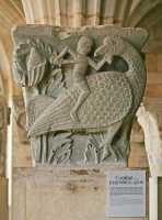 56 - Combat d'un pygmée et d'une grue