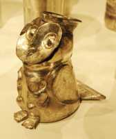 149 Vase en argent - Chouette et petit - Pérou