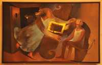 71 Arcabas - L'Ange envoyé à Pierre dans sa prison