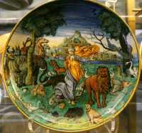 78 - Atelier de Girolamo di Lanfranco (Pesaro, 1540) Dieu créant les animaux, d'après un dessin de Raphaël