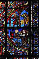 096 Saint Pantaléon comparaît devant l'empereur Maximien - Chute des idoles