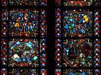 128 (bas) Chrocus sème la terreur et repousse les suppliants - (haut) Mattyre de Privat