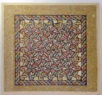 13 Pavement du sanctuaire de l'église de Silo (Shiloh) en Samarie