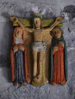 51 Jésus meurt sur la croix entre Marie et Jean (Chemin de croix)