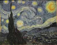 16 Vincent Van Gogh - La nuit étoilée (Saint-Rémy 1889)