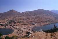 126 Cnide vue de la presqu’île - Ports, théâtre