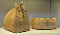 09 Récipients chalcolithiques (± 4000 BC° - Peki'in en Galilée)