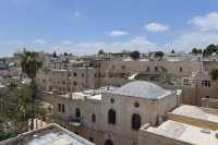 21 Quartier juif vu de la synagogue Hourva - On aperçoit les colonnes du Cardo en bas à gauche