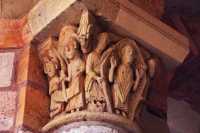 63 Nord de la tour-porche - Saint Martin partage son manteau (à gauche) et entre dans la gloire (à droite)