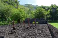 025 Te-Unu (Bois sculptés) - Marae Arahurahu