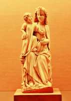 20 Ivoire - Vierge & enfant (± 1330)