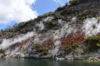 145 Fumerolles sur la rive du lac Rotomahana