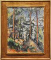 17 Paul Cézanne - Pins sur les rochers (1897)