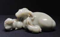 190 Trois moutons - Quing (1644-1911) Jade
