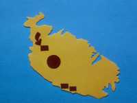 323 Carte - Malte vers les bains romains