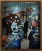 17 M.Duchamp présente ses rotoreliefs à H-P.Roché (Concours Lépine 1935)