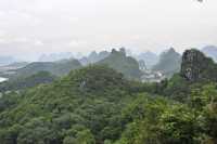 35 Vue de la colline des couleurs accumulées