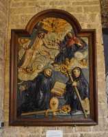 12 Trinité - Benoît de Nursie (480-547) & Benoît d'Aniane (750-821) - Bois polychrome du 17°s