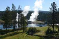 007 Yellowstone River près de Mud Volcano
