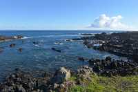 68 Côte rocheuse sur le site du Moai du Ahu Pakaia