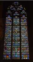 74 Vitrail de l'arbre de vie (± 1310) 18 paneaux du bas ont été refaits en 1860