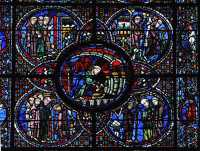 158 Lubin entre au monastère - reçoit les visiteurs - visite d'autres monastères - On tire le vin (centre)