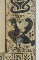 056 Sirène - Couvercle de sarcophage (Clazoménien 6°s)