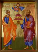 09 Saint Pierre et saint Paul portent l'Église - Paroisse grecque catholique voisine de la synagogue