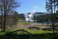 004 Yellowstone River près de Mud Volcano