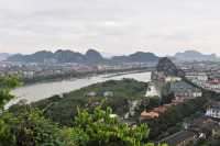 32 Mt Fubo vu de la colline des couleurs accumulées