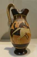 091 Cavalcade - Cruche corinthienne (± 560) Figures noires