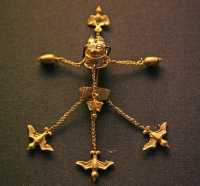 171 - Oiseaux et oeufs suspendus à une tête de lion - Manque la partie centrale