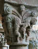 12 Chapiteau du cloître de St Michel de Cuxa. Roussillon (1135±)